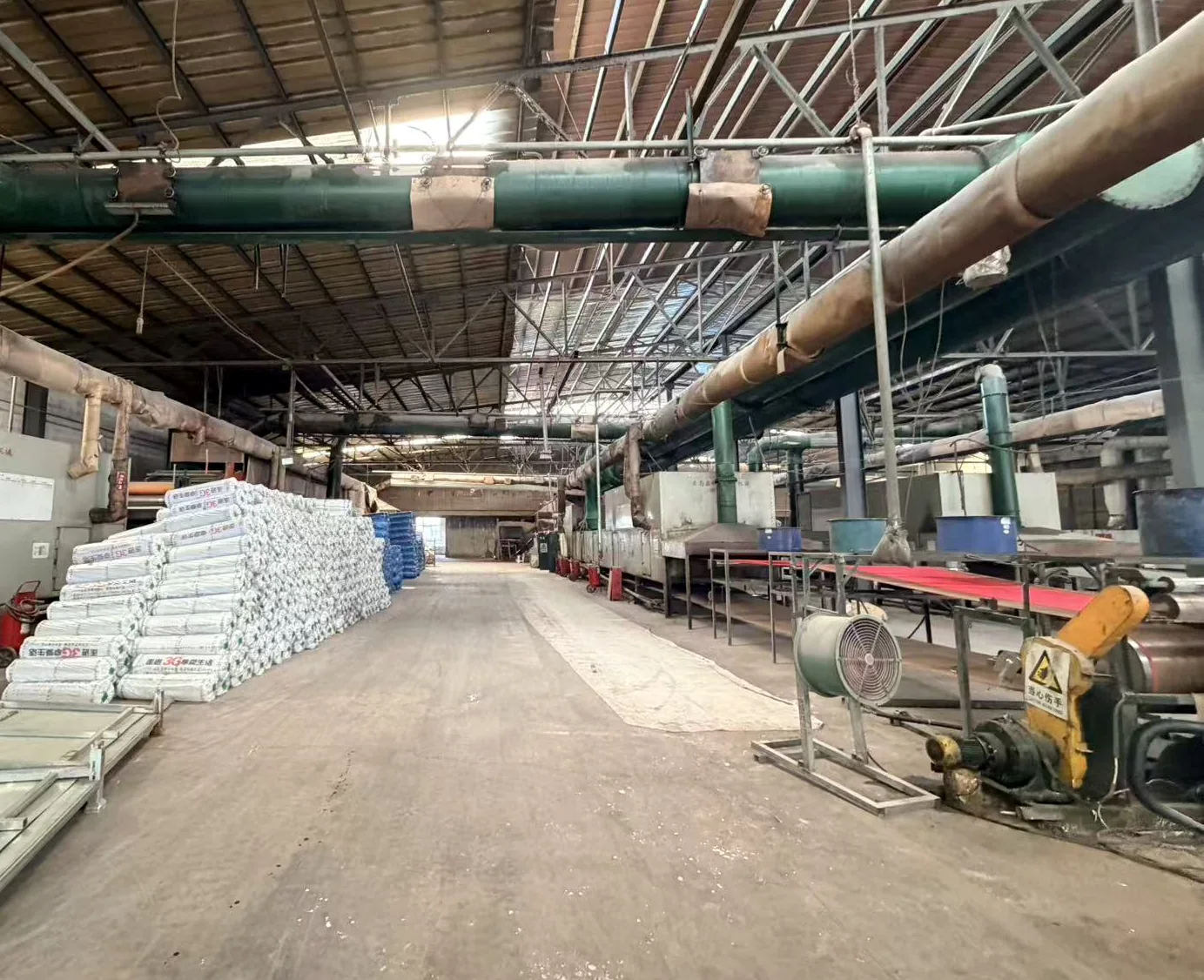 PVC mat production line